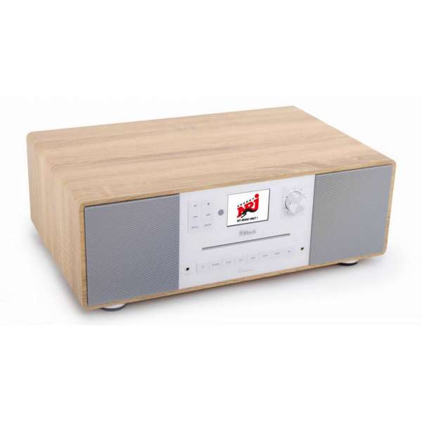 BLOCK Audio Passion walnuss Smartradio CD Internetradio Wlan Bluetooth